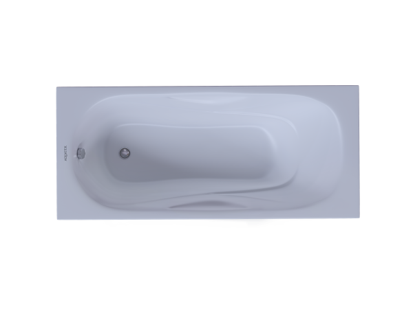 Ванна чугунная эмалированная Aquatek Гамма 150x75 в комплекте с 4-мя  ножками без ручек