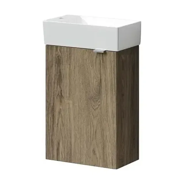 Тумба с раковиной Sancos Mini 35 дуб чарльстон L
