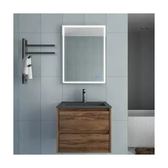 Комплект мебели Vincea Джио (Gio) 60 дуб чарльстон (раковина антрацит)