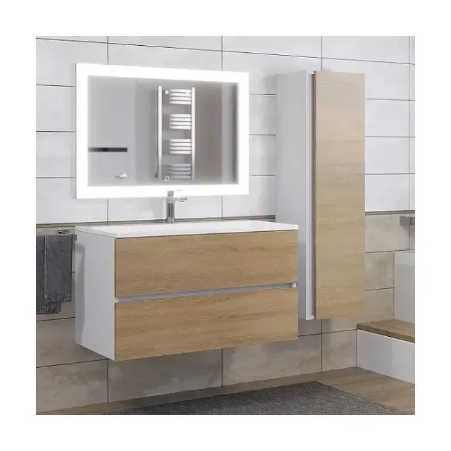 Комплект мебели Uperwood Barsa 90 белый/дуб сонома, подвесной
