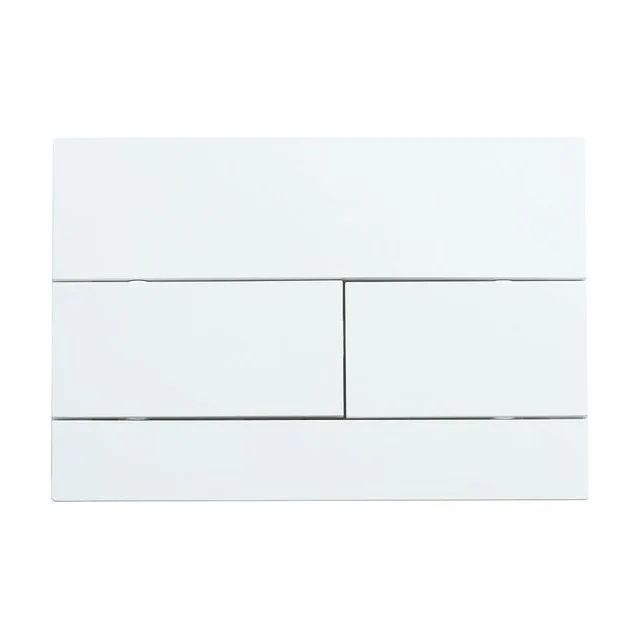 Кнопка смыва Veconi FLUSH V7, FLV7-W, 240х162х10, пластик, белый глянец