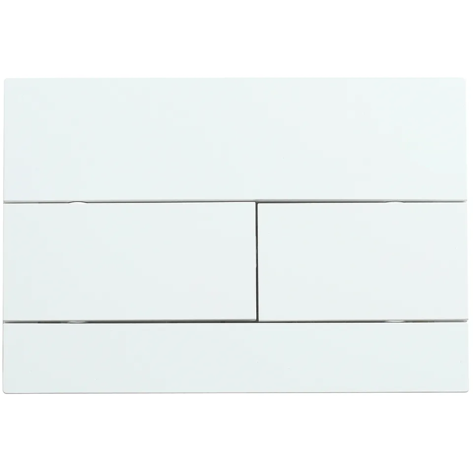 Кнопка смыва Veconi FLUSH V7, FLV7-W, 240х162х10, пластик, белый глянец