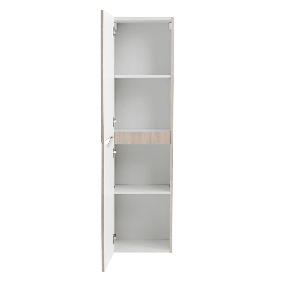 Шкаф подвесной BelBagno FLY-MARINO-1500-2A-SC-RG-P-L Rovere Grigio, левый
