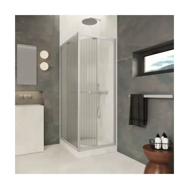 Душевой уголок Z+ZPV Inside 70*90 07 Moru профиль матовый хром стекло Moru