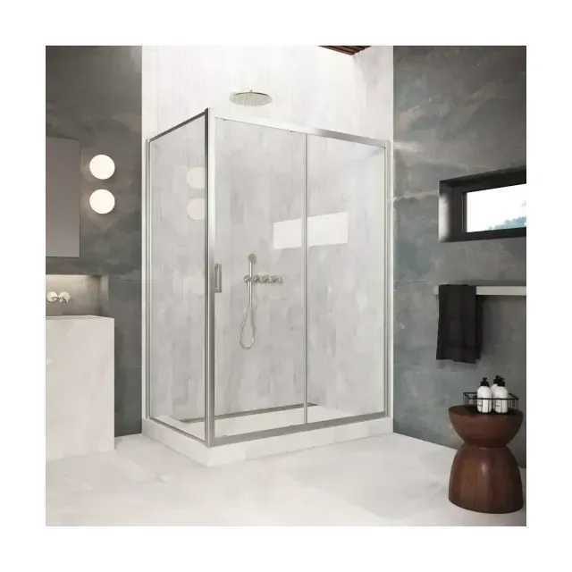 Душевой уголок ZP+ZPV Protec 150*80 04 crystalvision профиль никель стекло crystalvision