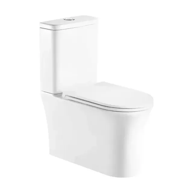Унитаз-компакт WeltWasser Rotbach 001 GL-WT 34*60,5 белый глянец безободковый с крышкой-сиденьем микролифт Slim