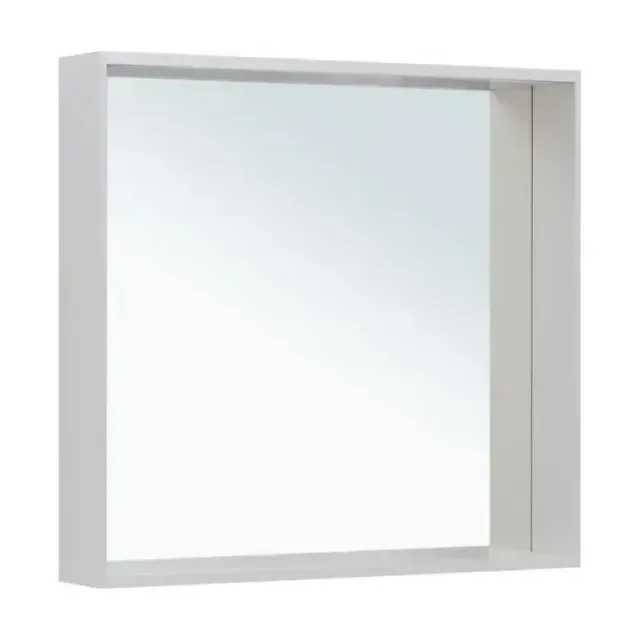 Зеркало Allen Brau Reality 1.32018.02 80*75 с Led-подсветкой и инфракрасным выключателем серебро браш