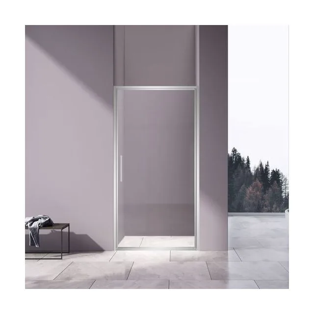 Душевая дверь Vincea Слим 8мм (Slim 8mm) VDP-4SL900CL 90х195 стекло прозрачное 8 мм профиль хром