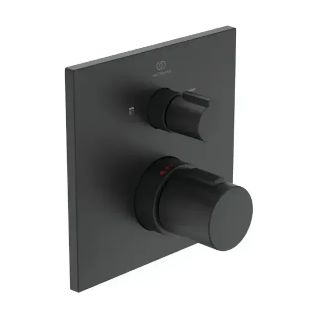 Термостат Ideal Standard Ceratherm C100 A7522XG+A1000NU для ванны и душа скрытый монтаж черный матовый