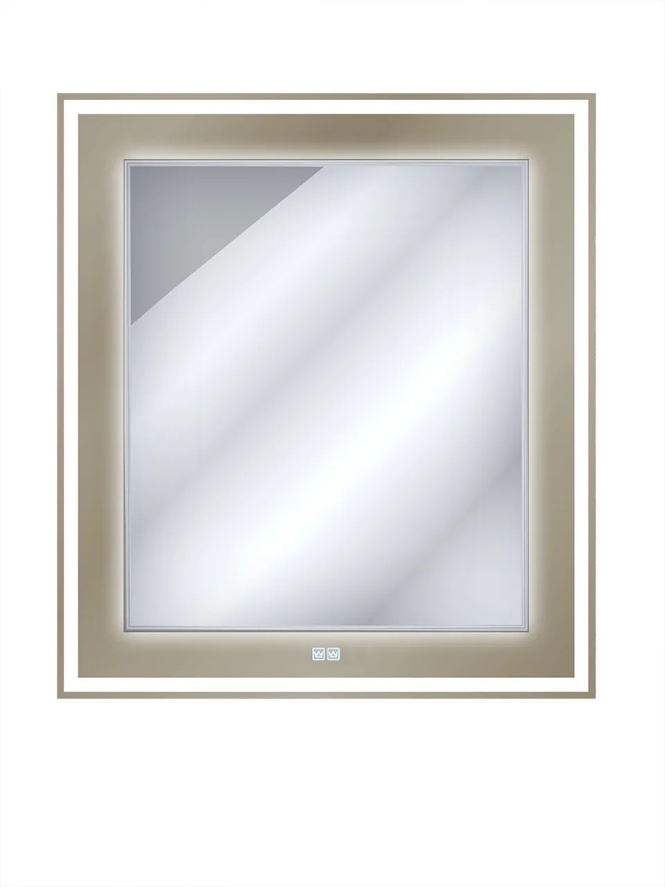 Зеркало со встроенной и контурной подсветками CEZARES CZR-SPC-RELAX-1200-800-LED-TCH-GR