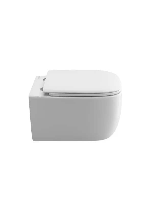Унитаз подвесной безободковый с сиденьем CEZARES COMFORT CZR-380-TH-TOR/SC