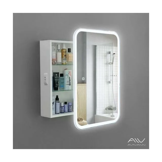 Зеркальный шкаф Cosmetic Light 60 с подсветкой и приближением Alavann ALV1041001