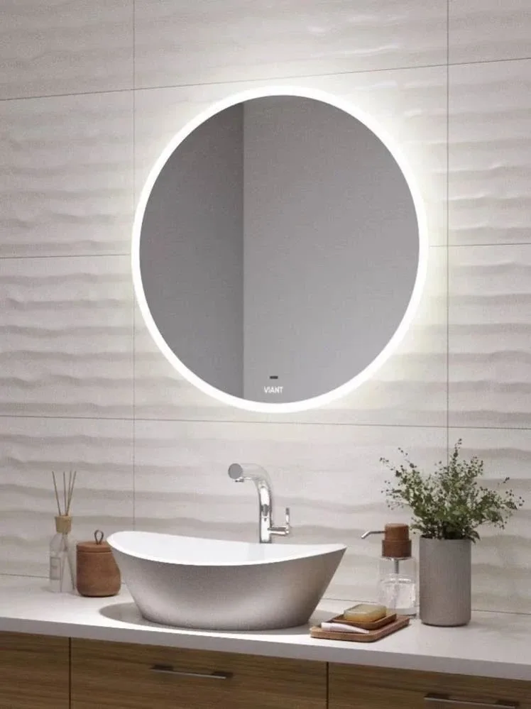 Зеркало Viant Мюнхен 60х60 LED подсветка VMUN60-ZLED