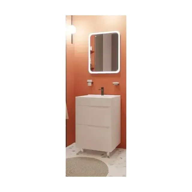 Комплект мебели Эстет Kare Luxe 60 белый/на выбор напольный 2 ящика