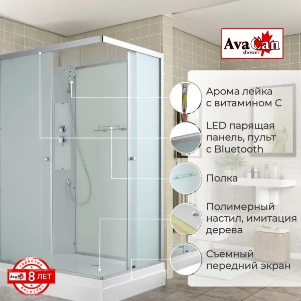 AvaCan Душевая кабина CK2911N без крыши