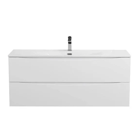 Тумба с раковиной BelBagno Marino-Cer-N 120 белый матовый