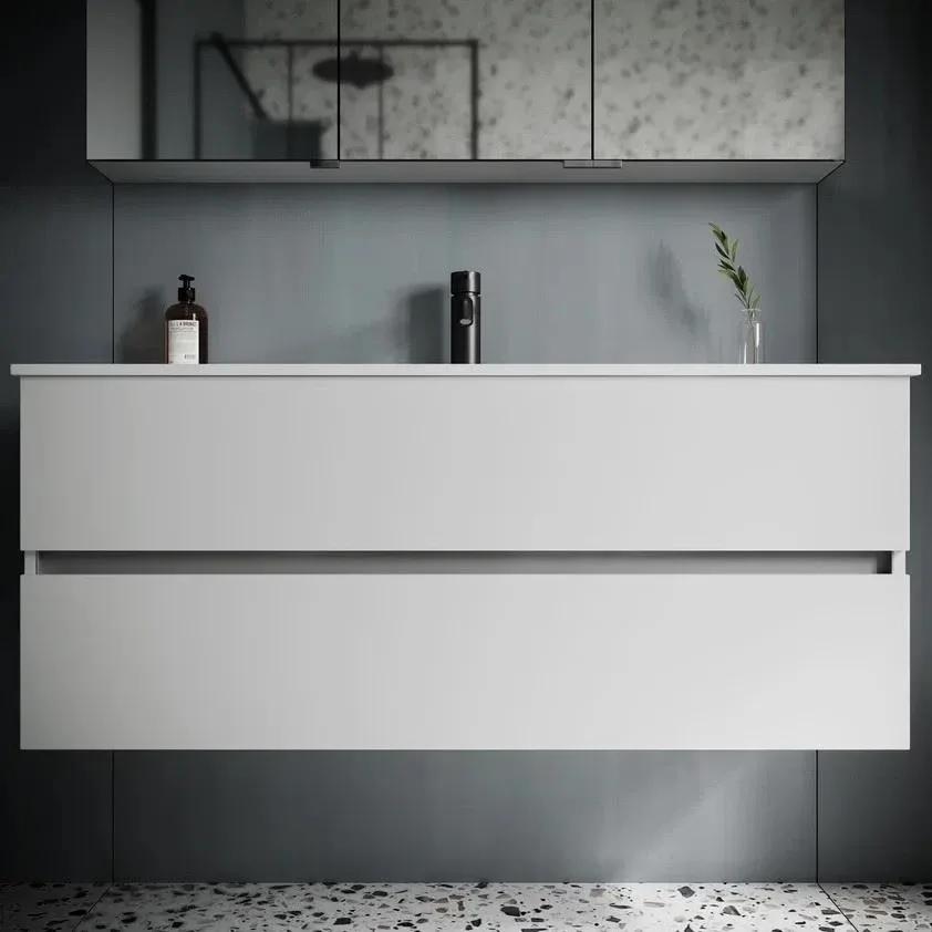 Тумба под раковину Sancos Urban 120 белая глянцевая