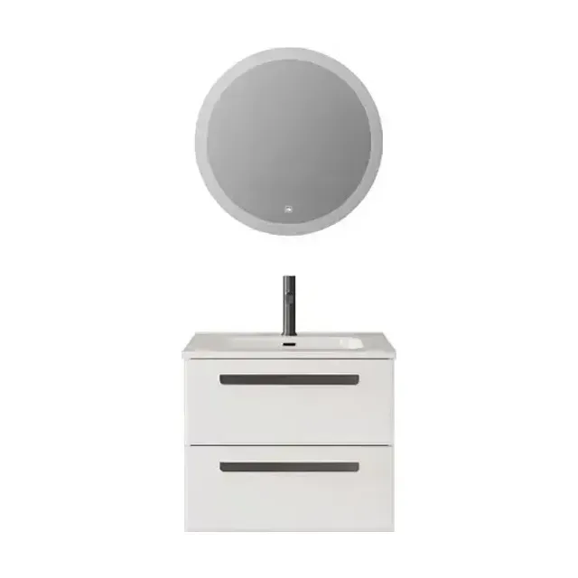 Комплект мебели Cezares Эко-Кер (Eco-Cer) 60 белый глянцевый (раковина CZR-8095-60)