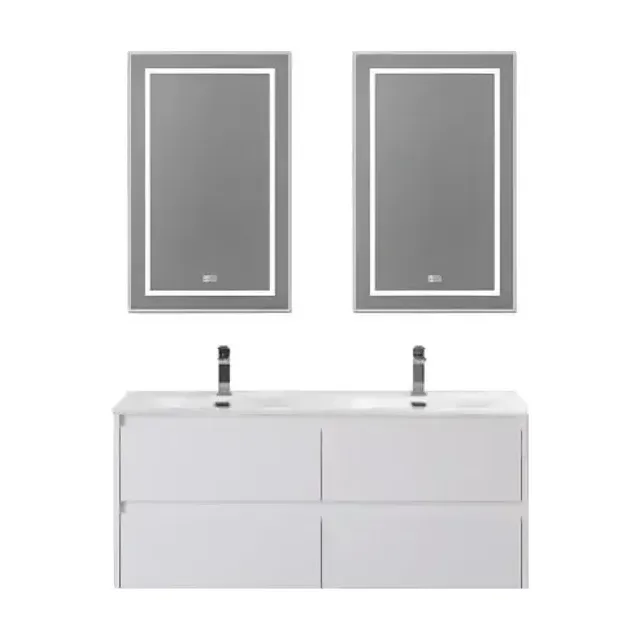 Комплект мебели BelBagno Крафт (Kraft) 120 с четырьмя ящиками белый матовый (раковина BB-8099-120-2)