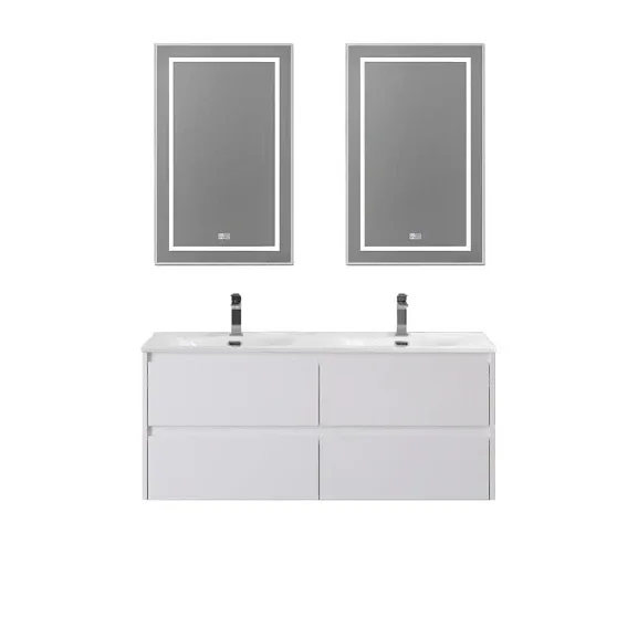 Комплект мебели BelBagno Крафт (Kraft) 120 с четырьмя ящиками белый матовый (раковина BB-8099-120-2)