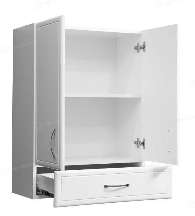 Шкаф Stella Polar Концепт 60 белый глянец с ящиком