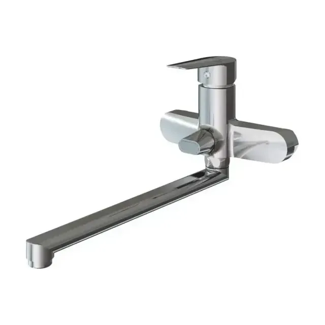 Смеситель Knotlor Прилив/EcoFlow KN-13 универсальный с душевыми аксессуарами хром