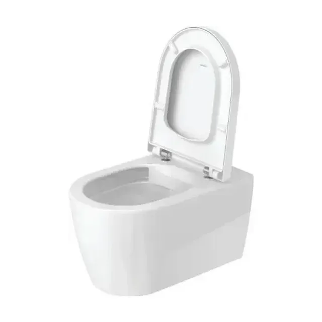 Подвесной унитаз Duravit Me by Starck 36*57 безободковый с крышкой-сиденьем микролифт
