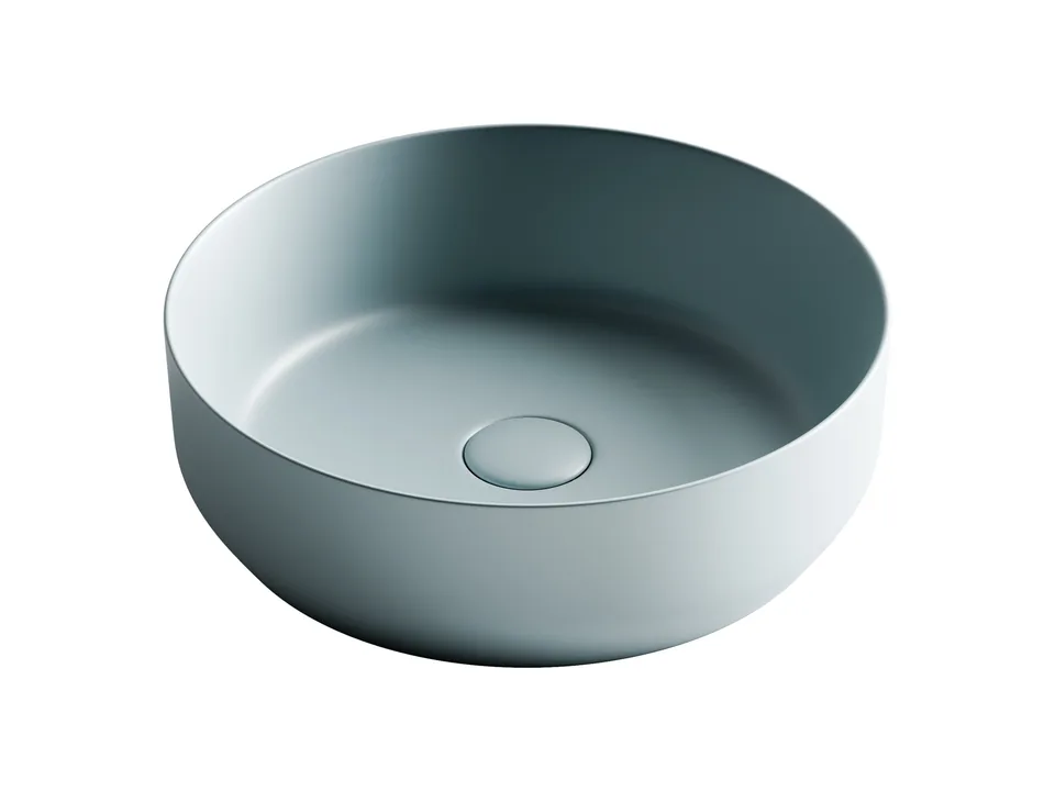 Раковина из сантехнического фарфора Ceramica Nova Элемент (Element) 39 см CN6022MLG накладная цвет зеленый матовый