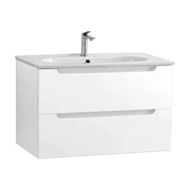 Тумба с раковиной BelBagno Этна (Etna) 90 белая матовая (раковина LOV-900-LVB)