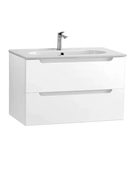 Тумба с раковиной BelBagno Этна (Etna) 90 белая матовая (раковина LOV-900-LVB)