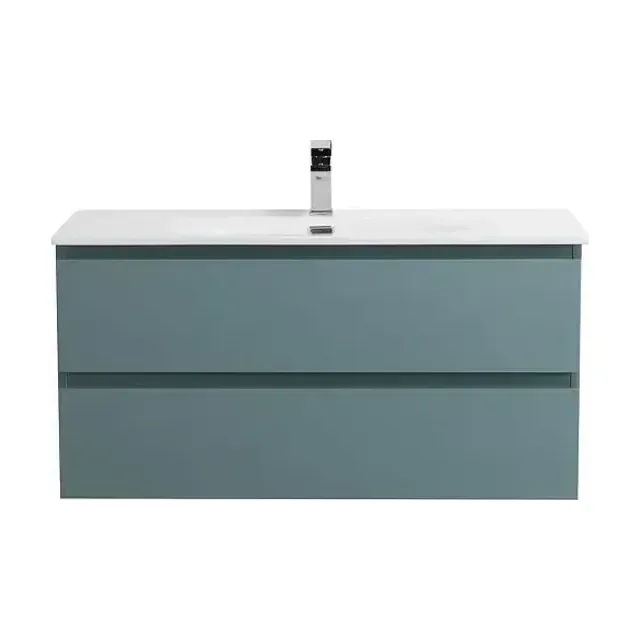 Тумба с раковиной BelBagno Крафт (Kraft) 100 голубая матовая (раковина BB-8099-100)