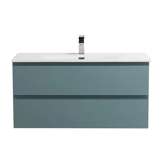 Тумба с раковиной BelBagno Крафт (Kraft) 100 голубая матовая (раковина BB-8099-100)