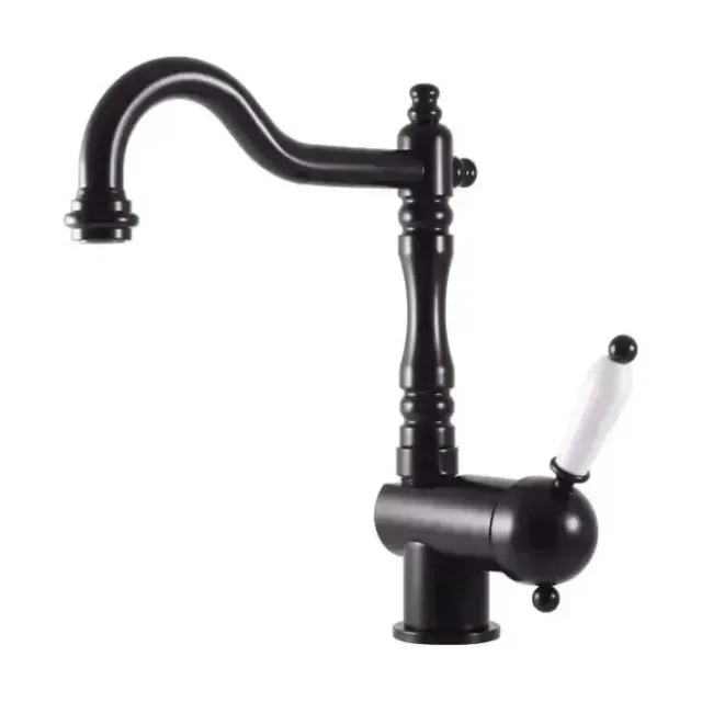 Смеситель Rav Slezak Labe L508.5/8CMAT для кухни черный матовый