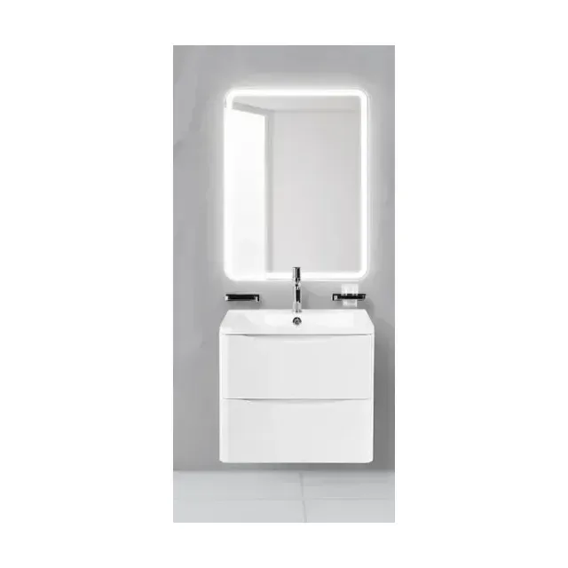 Комплект мебели BelBagno Аква (Acqua) 60 белый глянец