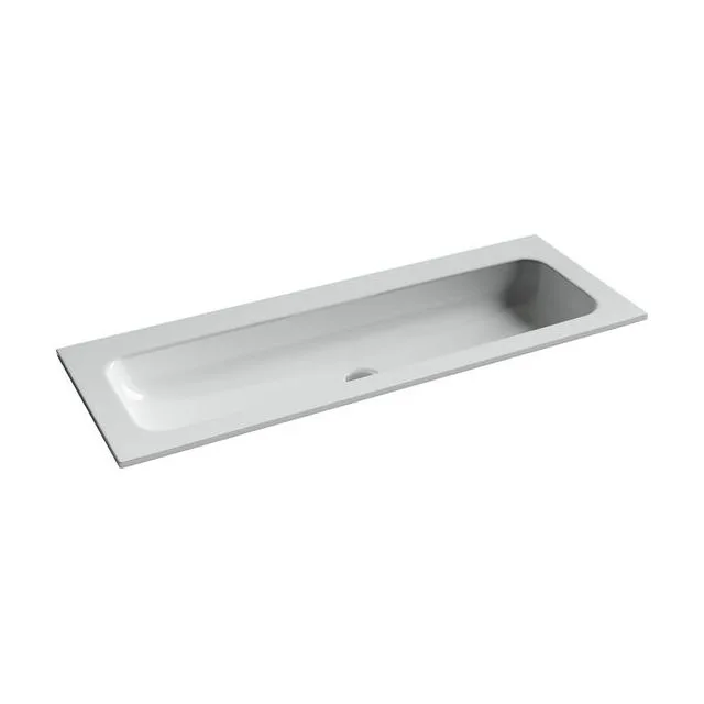 Раковина из сантехнического фарфора Ceramica Nova Грация (Grace) 121 см CN7016wx накладная цвет белый