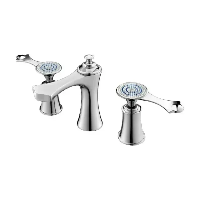 Смеситель Bronze DE Luxe Yasmina 8003/B02 для раковины на 3 отверстия