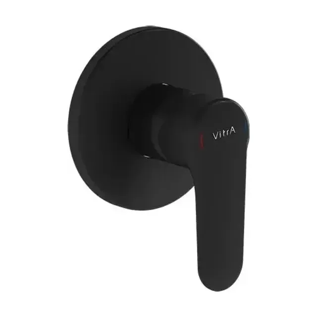 Смеситель Vitra Root Round для душа скрытый монтаж черный матовый