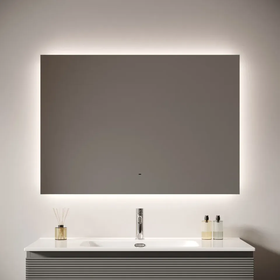 Зеркало с подсветкой Sancos Поле 2.0 (Square 2.0) SQ2.1000 100x70 подвесное управление взмахом руки