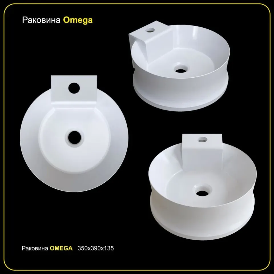 Накладная раковина Madera Omega 35*39
