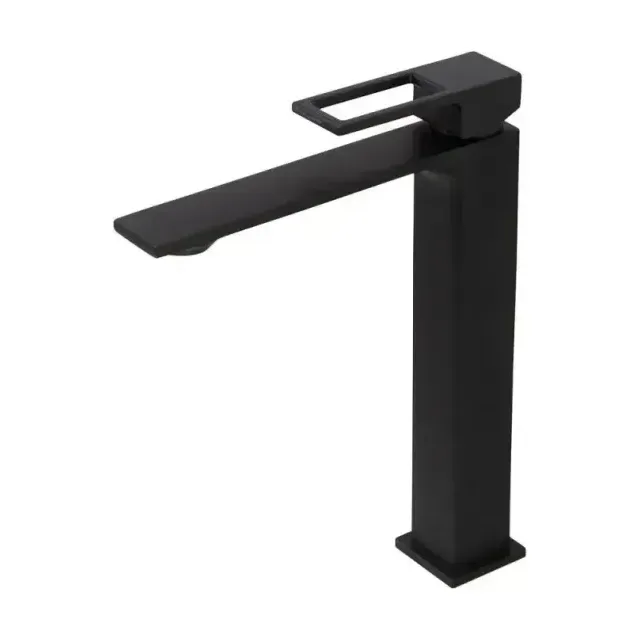 Смеситель BelBagno Луче (Luce) LUC-LMC-NERO-W0 для раковины,черный матовый
