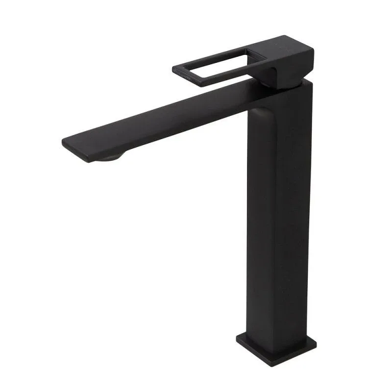 Смеситель BelBagno Луче (Luce) LUC-LMC-NERO-W0 для раковины,черный матовый