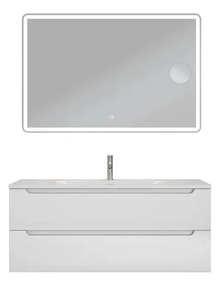 Комплект мебели BelBagno Этна (Etna) 120 белый матовый (раковина BB1200ETL)