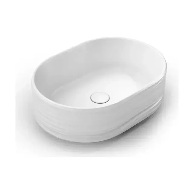 Раковина Kerama Marazzi Artbasin Sabbia 50*36 белая матовая с донным клапаном