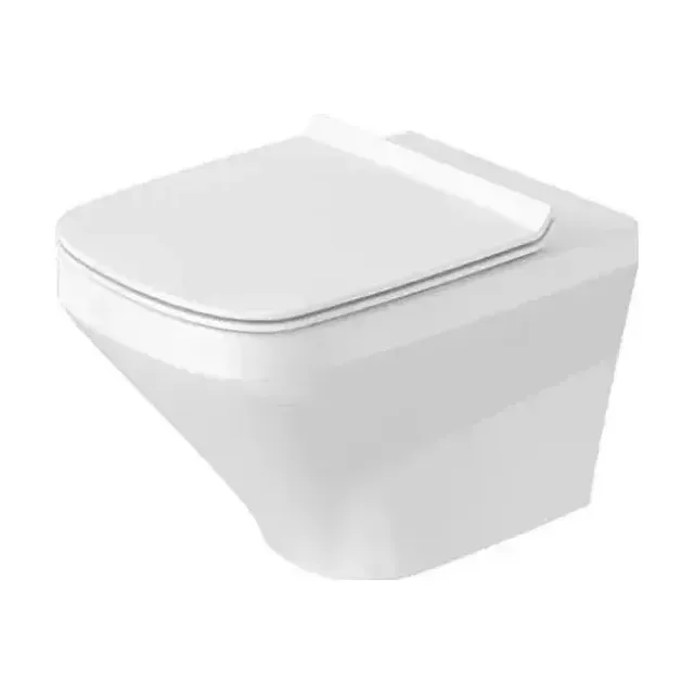 Подвесной унитаз Duravit Durastyle 37*54 безободковый с крышкой-сиденьем микролифт Slim