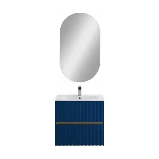 Комплект мебели Art&Max Элегант/Elegant 60 с LED подсветкой ручек сапфир