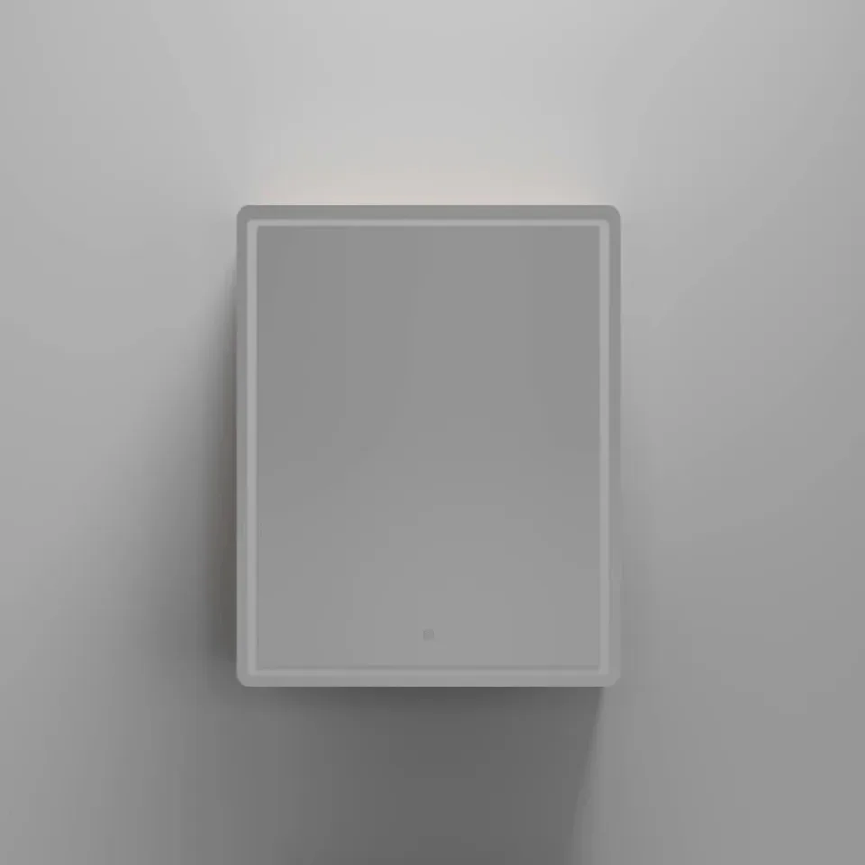Зеркало-шкаф Sancos Mirror 59*74 с Led подсветкой дуб галифакс натуральный R
