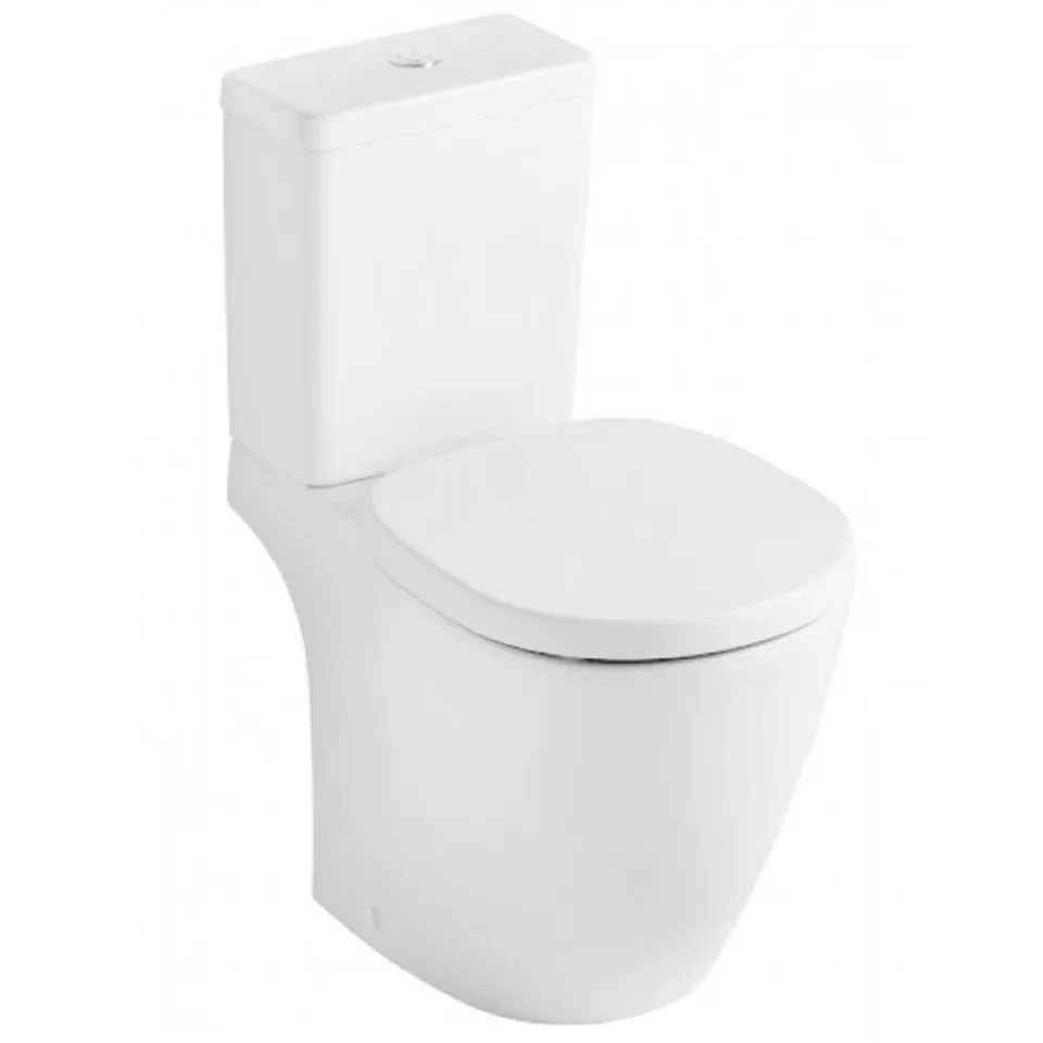 Напольный унитаз-биде Ideal Standard Connect 36,5*66,5 прямоугольный бачок с крышкой-сиденьем микролифт Slim