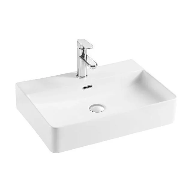Раковина накладная для установки на столешницу AQUATEK AQ3241-00, 600*420*130 мм