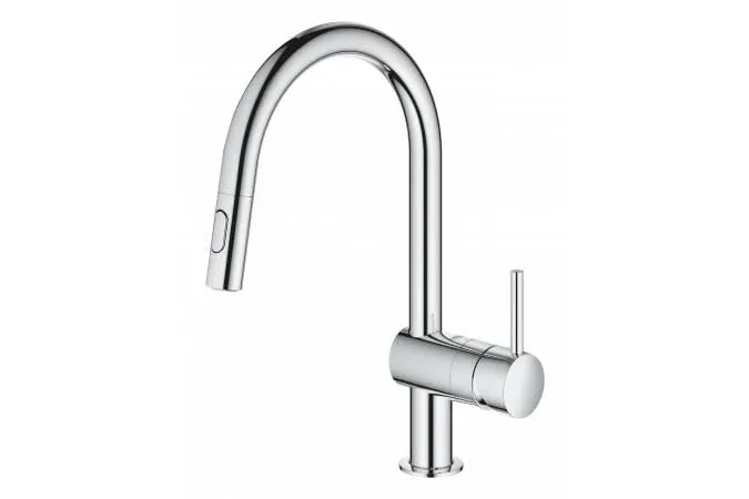 Смеситель Grohe Minta 32321002 для кухни с выдвижным изливом хром