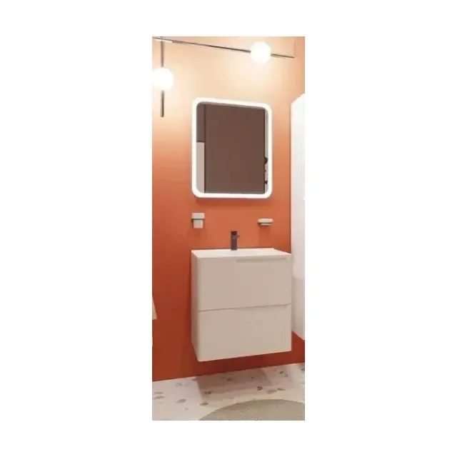 Комплект мебели Эстет Kare Luxe 60 белый/на выбор подвесной 2 ящика